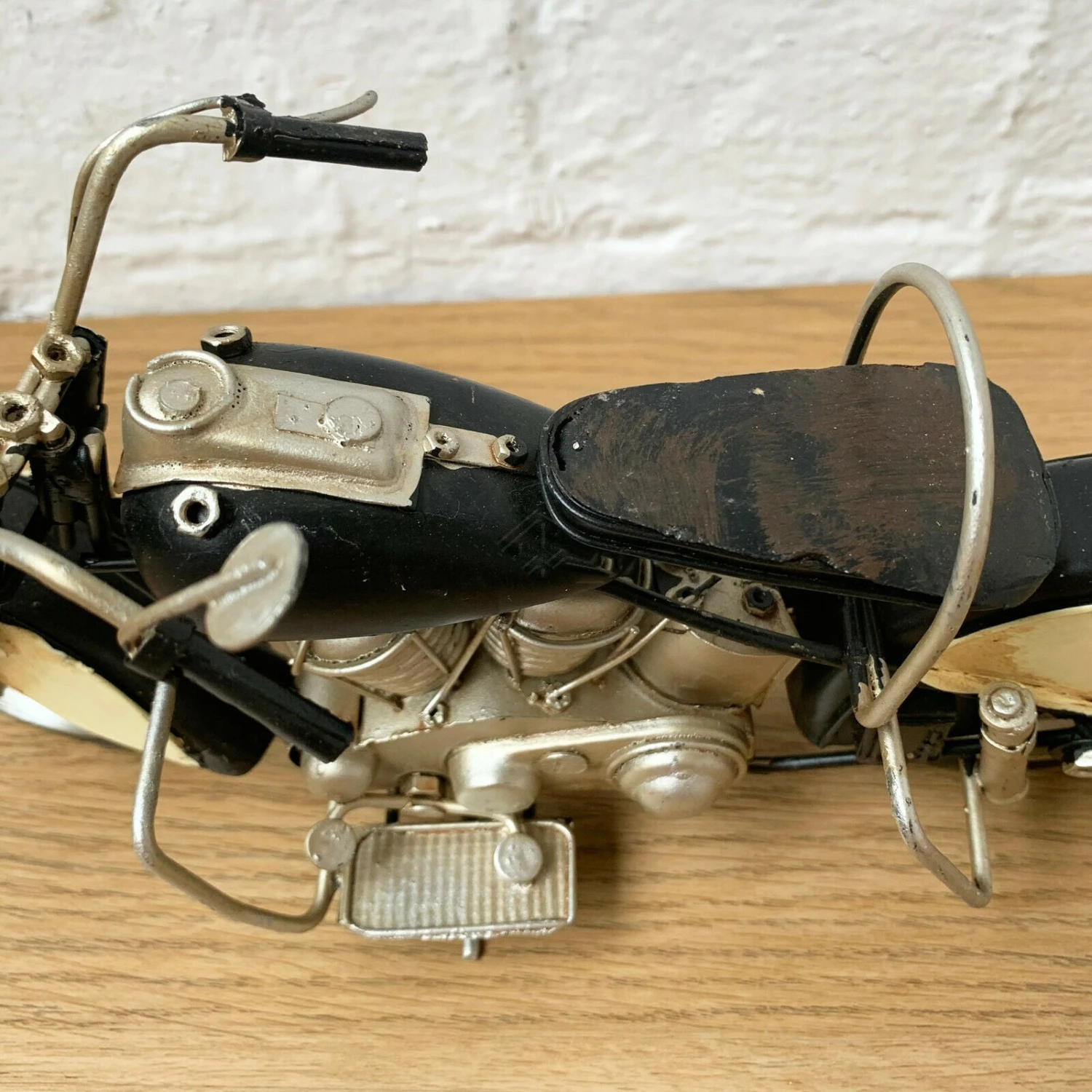 Darthome Limited Black Metal Chopper Motorbike Ornament 2 Darthome Limited Black Metal Chopper Motorbike Ornament - Image 2