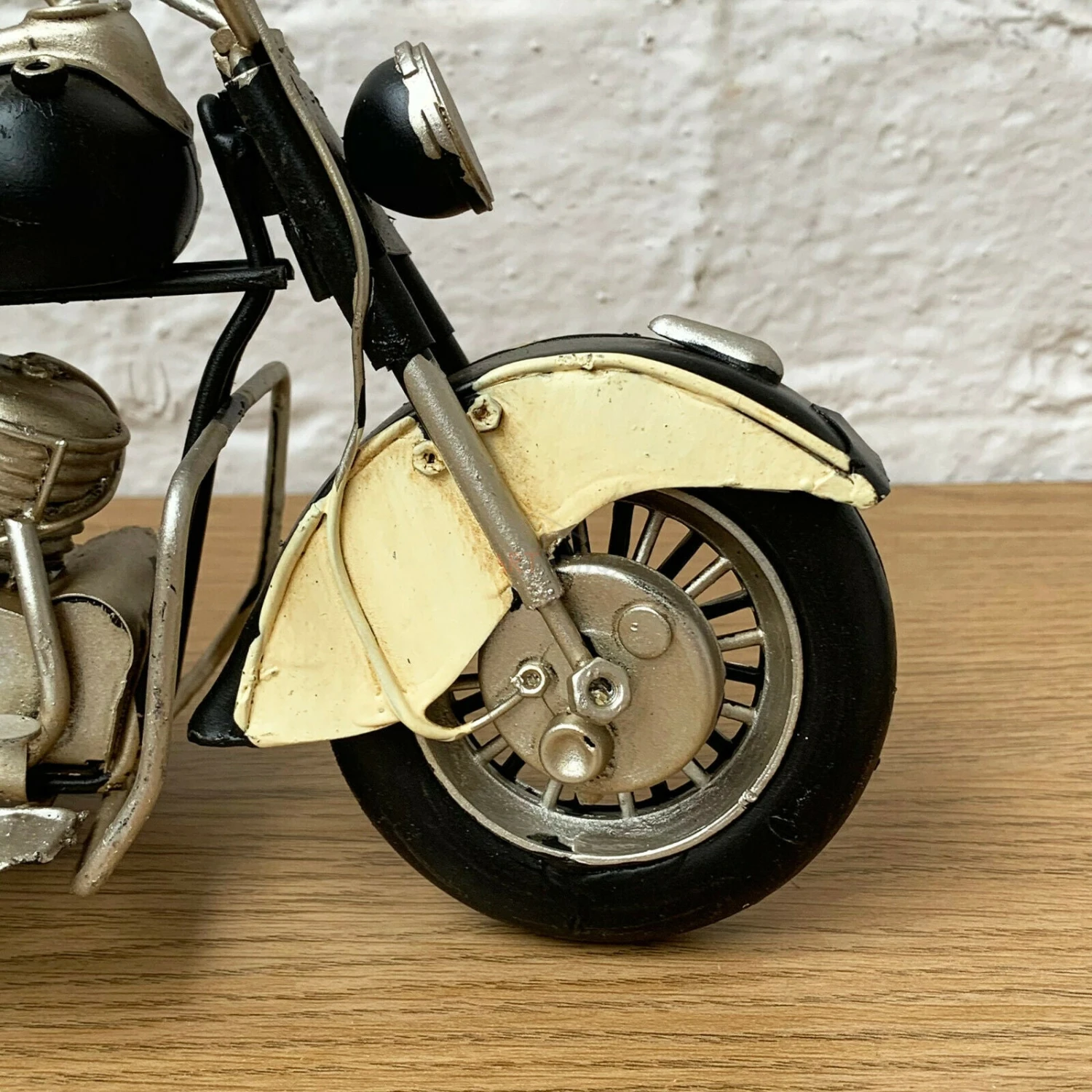 Darthome Limited Black Metal Chopper Motorbike Ornament 4 Darthome Limited Black Metal Chopper Motorbike Ornament - Image 4