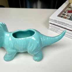 Darthome Limited Blue Ceramic Triceratops Succulent Planter -Darthome Limited 10 05fb0ed2 c124 43e6 9645 9d7564fc3b00