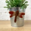 Darthome Limited Ceramic Red Dragonfly Pot Hanger