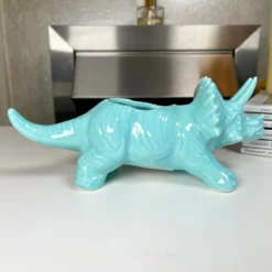 Darthome Limited Blue Ceramic Triceratops Succulent Planter -Darthome Limited 11 e7484fc5 f8c7 4e87 b72c 2185444c8bf4