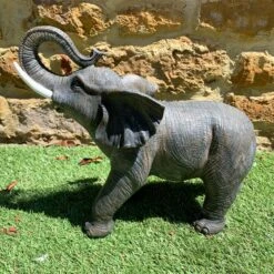 Darthome Limited Grey Lucky Elephant Garden Sculpture Large 42cm -Darthome Limited 14 13f6117e 0012 455d 9d76 6e0d0872b8d1