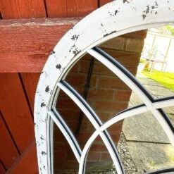 Darthome Limited Distressed White Arched Garden Mirror 6 Darthome Limited Distressed White Arched Garden Mirror -Darthome Limited 153