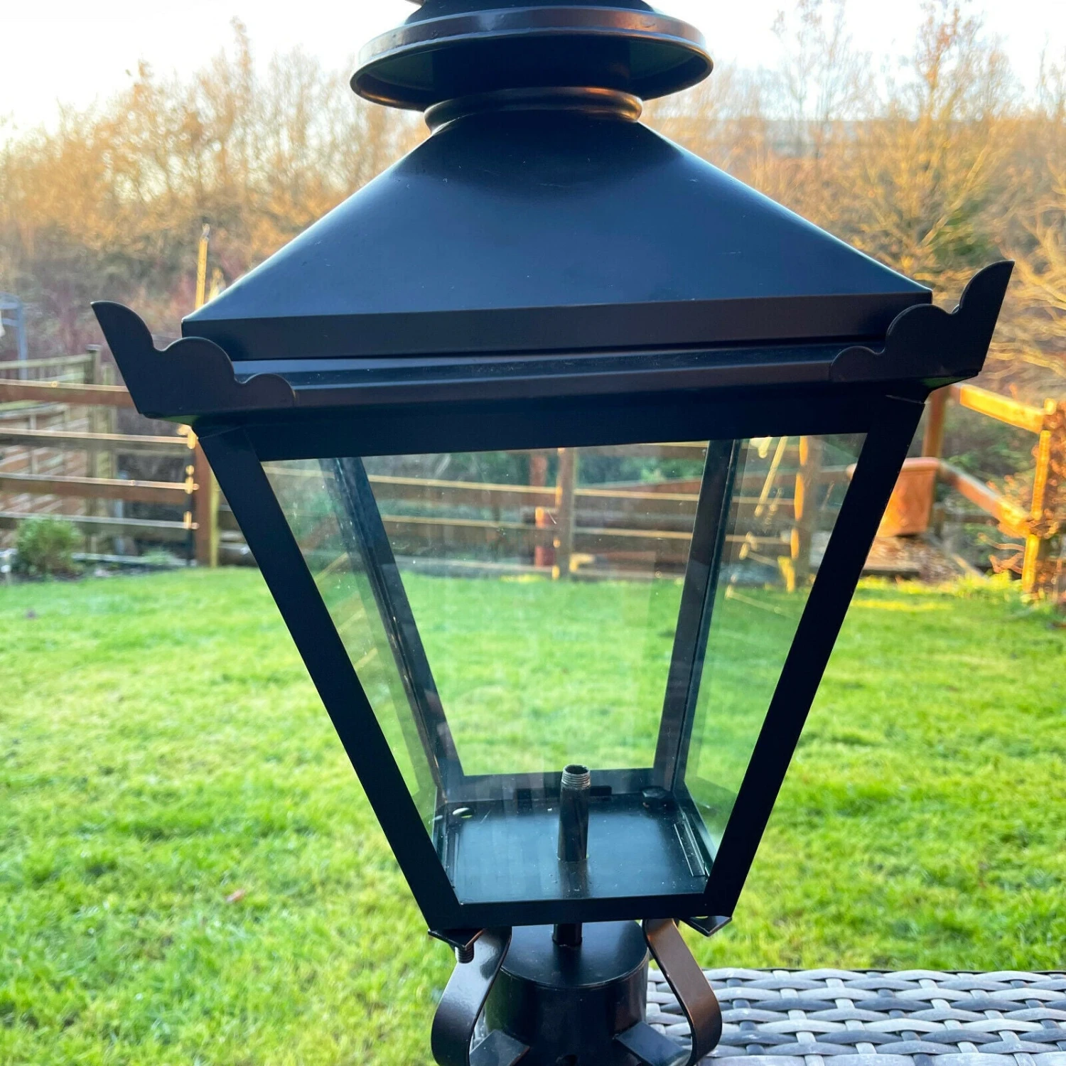 Darthome Limited Black Victorian Style Street Post Lamp 60cm 2 Darthome Limited Black Victorian Style Street Post Lamp 60cm - Image 2
