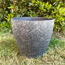 Darthome Limited Flecked Black Garden Planter