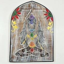 Darthome Limited Arch Chakra Wooden Wall Plaque