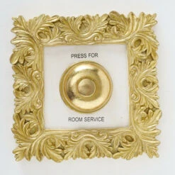 Darthome Limited Gold Press For Room Service Button Decor