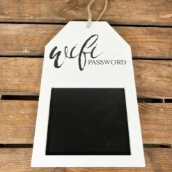 Darthome Limited Retro WiFi Password Chalkboard Wall Plaque 25cm