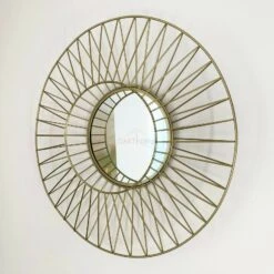 Darthome Limited Gold Wire Metal Caged Wall Mirror 9 Darthome Limited Gold Wire Metal Caged Wall Mirror -Darthome Limited 1 2b787e90 f93b 4ee7 b5de 75aa7ea80920