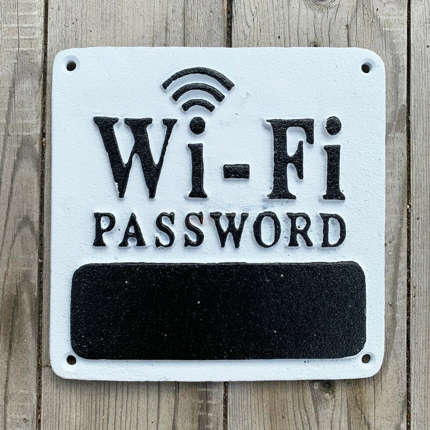 Darthome Limited WiFi Password Cast Iron Wall Sign 1 Darthome Limited WiFi Password Cast Iron Wall Sign