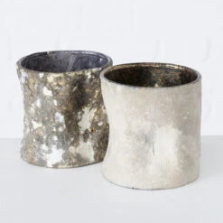 Darthome Limited Set Of 2 Rustic Tea Light Holders