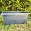 Darthome Limited Distressed Black Large Garden Trough Planter