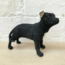 Darthome Limited Black Staffordshire Bull Terrier Dog Ornament