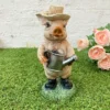 Darthome Limited Pig With Watering Can Ornament 21cm
