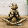 Darthome Limited Gold Yoga Frog Ornament 15cm
