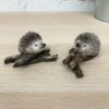 Darthome Limited Miniature Pair Of Hedgehogs On Branch
