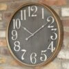 Darthome Limited Industrial Metal Wall Clock 48cm