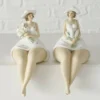 Darthome Limited Resin Natural Women Figurines Set Of 2