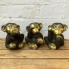 Darthome Limited S/3 Three Wise Monkey Ornaments