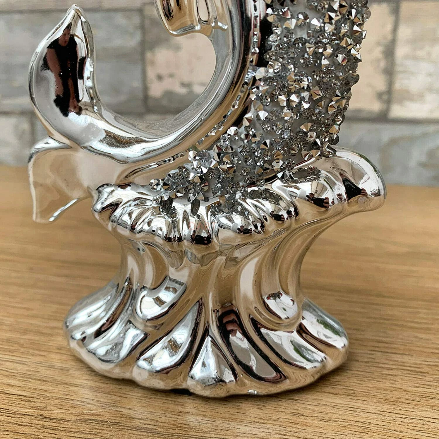 Darthome Limited Silver Crystal Dolphin Figurine 3 Darthome Limited Silver Crystal Dolphin Figurine - Image 3