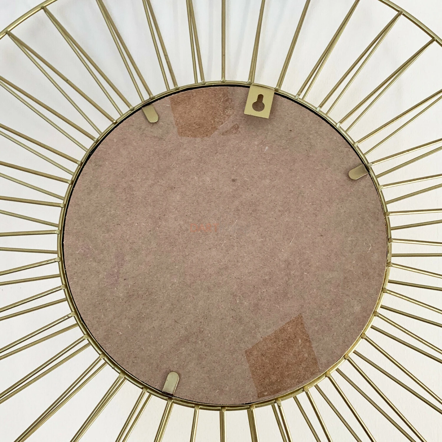 Darthome Limited Gold Wire Metal Caged Wall Mirror 3 Darthome Limited Gold Wire Metal Caged Wall Mirror - Image 3