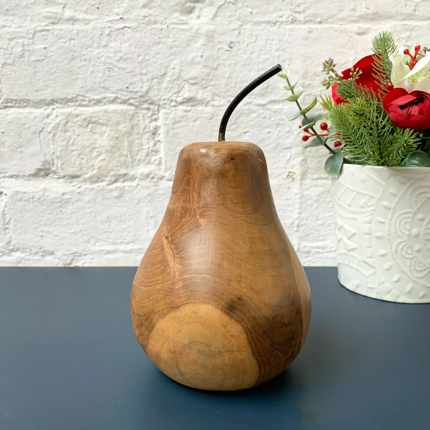 Darthome Limited Teak Wood Apple & Pear Ornaments 4 Darthome Limited Teak Wood Apple & Pear Ornaments - Image 4