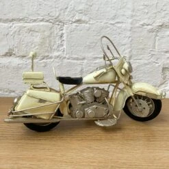Darthome Limited White Chopper Motorbike Model Ornament -Darthome Limited 26 47ace03b b790 4e4d 94d6 fa1f682adb3d