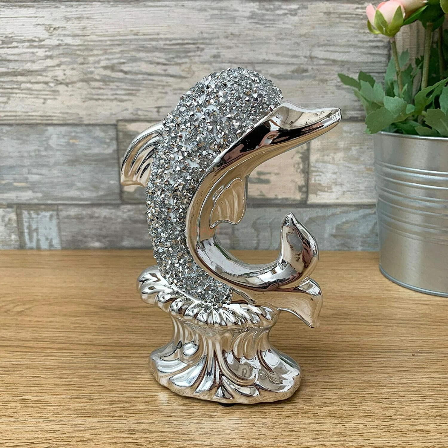Darthome Limited Silver Crystal Dolphin Figurine 1 Darthome Limited Silver Crystal Dolphin Figurine