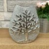 Darthome Limited Champagne Silver Ceramic Tree Of Life Wide Vase