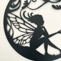 Darthome Limited Black Sitting Fairy Silhouette Garden Wall Art -Darthome Limited 2 dd8c7519 b46d 4e52 847f 3a1700947381