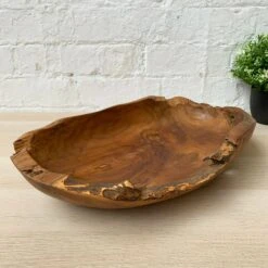 Darthome Limited Teak Root Long Bowl 45cm -Darthome Limited 2 ffd14e7e 17dd 45a3 8cd0 8164e372b69e