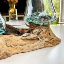 Darthome Limited Double 10cm Molten Glass Bowls Tree Root Stand -Darthome Limited 30 e15a97c6 3ec3 428a bd90 bdbe6307c238