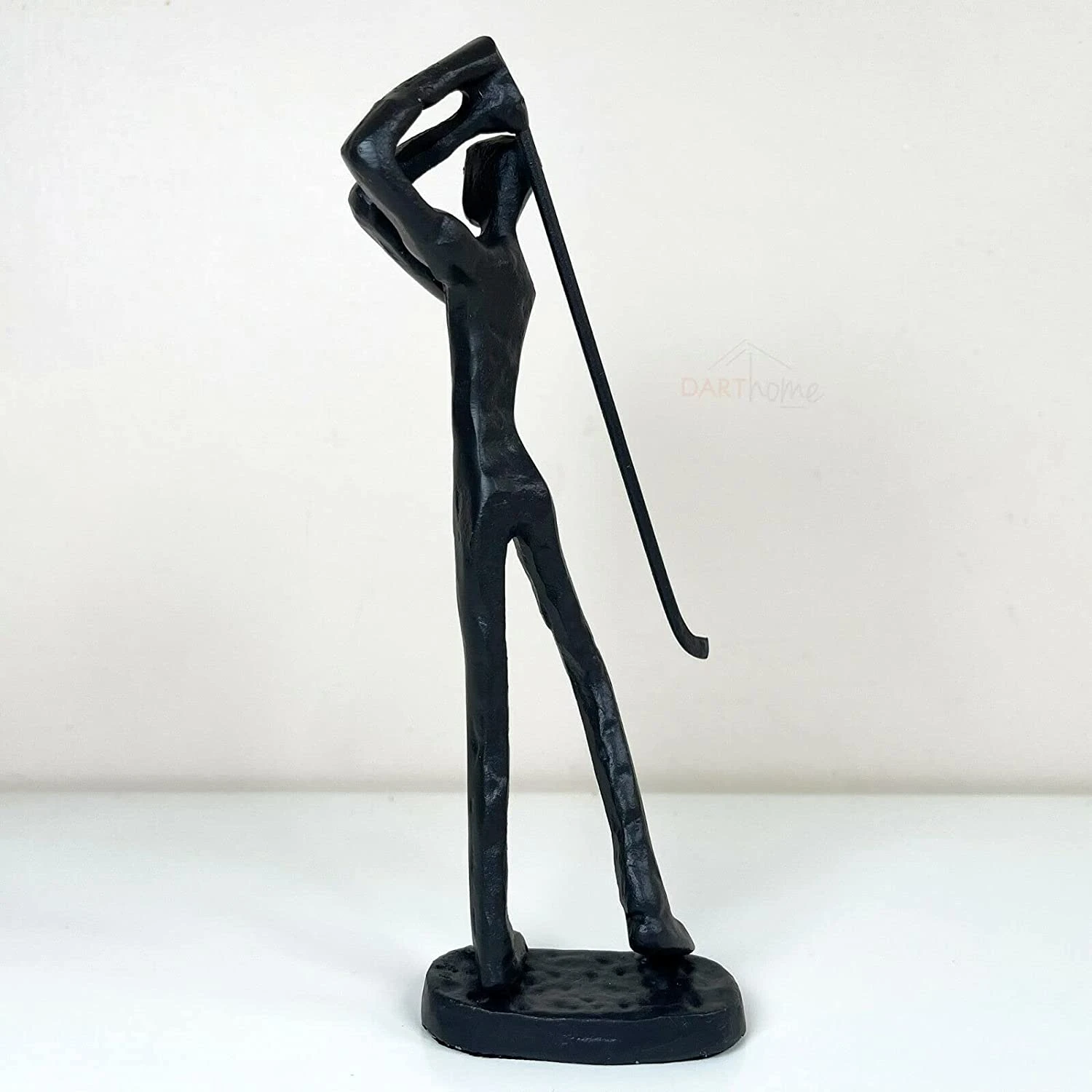 Darthome Limited Cast Iron Golfer Sculpture 6x18cm 5 Darthome Limited Cast Iron Golfer Sculpture 6x18cm - Image 5