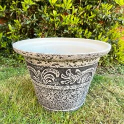 Darthome Limited Stone Effect Plastic Round Planter