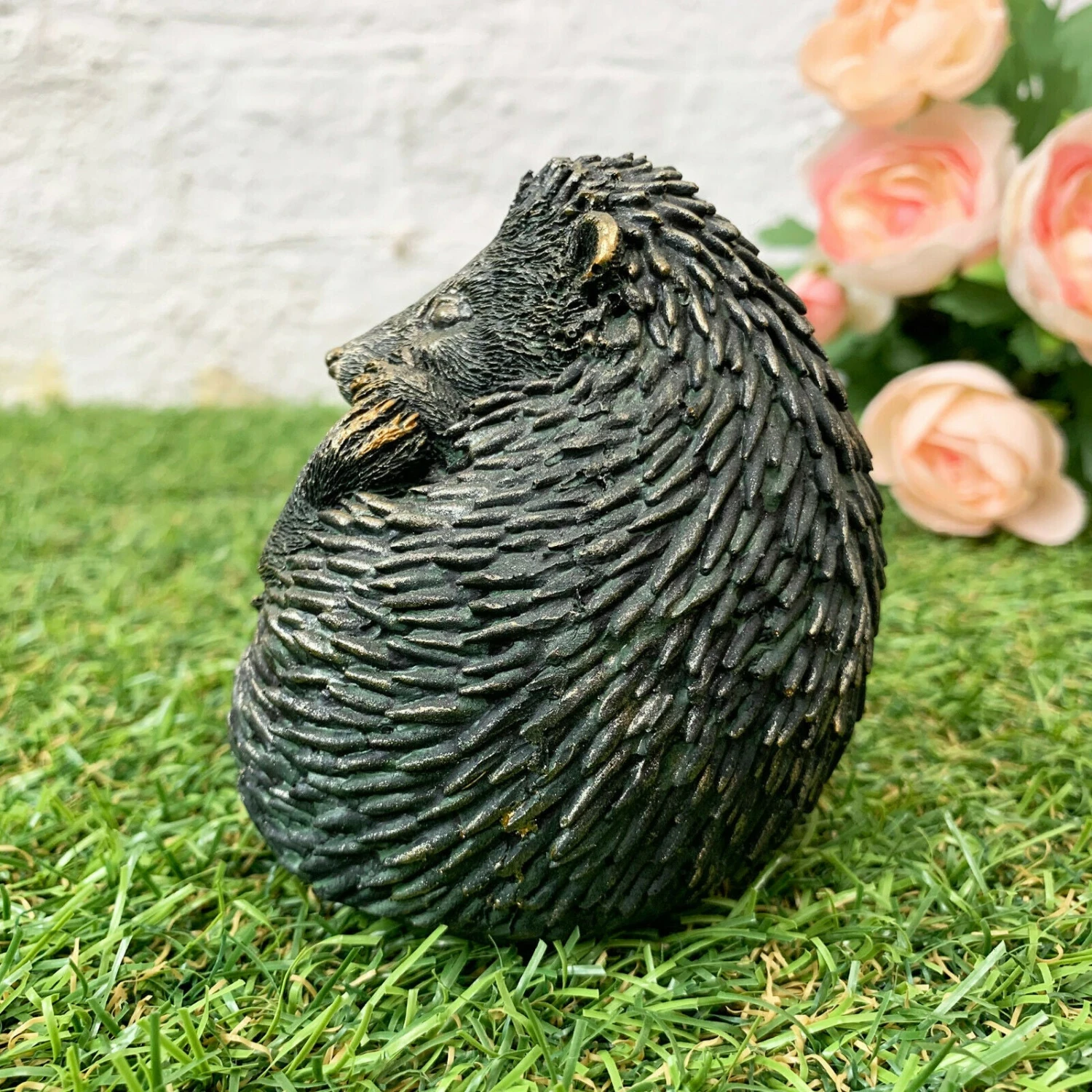 Darthome Limited Bronze Baby Hedgehog Figurine 2 Darthome Limited Bronze Baby Hedgehog Figurine - Image 2