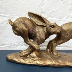 Darthome Limited Resin Bronze Two Jumping Hares Sculpture 9 Darthome Limited Resin Bronze Two Jumping Hares Sculpture -Darthome Limited 3 7473861a 602b 4af6 84bc dc61cbfa258b