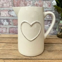 Darthome Limited Ceramic Heart Jug Vase -Darthome Limited 3 d1d8f103 2fb3 40a3 8648 c8c7e3d4b887