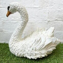 Darthome Limited White Swan Garden Ornament -Darthome Limited 40 6760bf63 115d 4fe4 8ff1 d413af065941