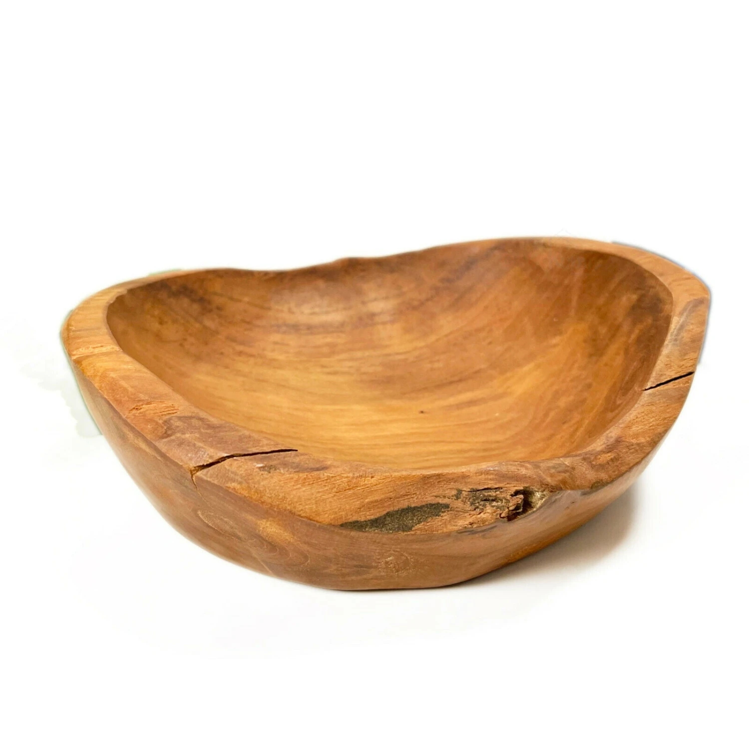 Darthome Limited Round Teak Root Wood Bowl 18cm 6 Darthome Limited Round Teak Root Wood Bowl 18cm - Image 6