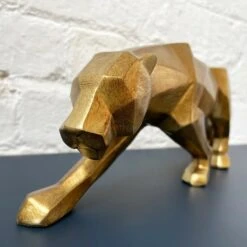 Darthome Limited Geometric Gold Leopard Ornament 46cm -Darthome Limited 40 c0b7e7c3 6d6a 4863 a2cb c9a7f43a46a7