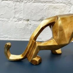 Darthome Limited Geometric Gold Leopard Ornament 46cm -Darthome Limited 42 51f5f045 5012 4cc4 bc11 f1c2347a20e3