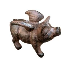 Darthome Limited Cast Iron Flying Pig Ornament -Darthome Limited 42copy