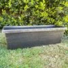 Darthome Limited 66cm Brushed Black Window Box Planter