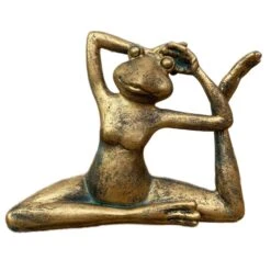 Darthome Limited Gold Yoga Frog Ornament 17cm 9 Darthome Limited Gold Yoga Frog Ornament 17cm -Darthome Limited 46copy