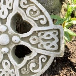 Darthome Limited Stone Round Ancient Celtic Cross Wall Hanging Tile Plaque 17cm -Darthome Limited 47 618fd216 ba68 43ab a8b0 555b6b48759b