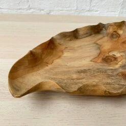 Darthome Limited Teak Root Wood Flat Leaf Shaped Bowl 39cm -Darthome Limited 49 bfa31e62 114f 4d2b 863b 51b35be88fc9