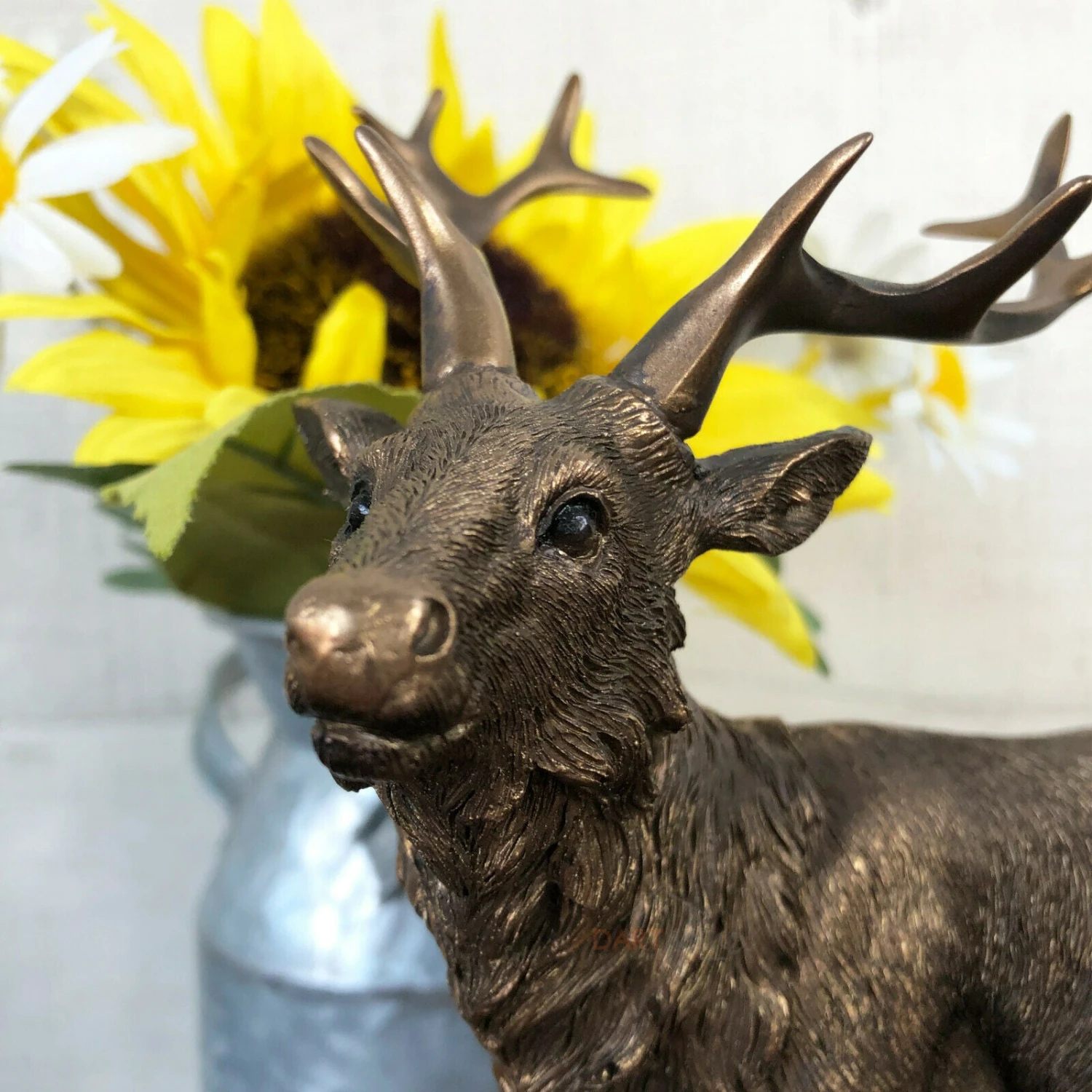 Darthome Limited Bronze Resin Stag Pair Ornament 3 Darthome Limited Bronze Resin Stag Pair Ornament - Image 3