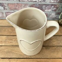 Darthome Limited Ceramic Heart Jug Vase -Darthome Limited 4 5036394d 893f 4a0f ac17 b85b2cc03ee7