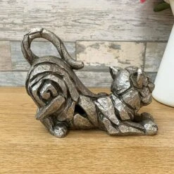 Darthome Limited Silver Stretching Cat Sculpture -Darthome Limited 4 dd786538 51ee 46ca a09a 5a608533bcfa