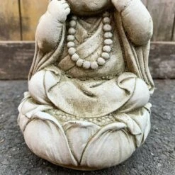 Darthome Limited Stone Happy Monk Garden Statue 18cm -Darthome Limited 51 87c79112 04ea 4ddf 95b7 363f99bb08db